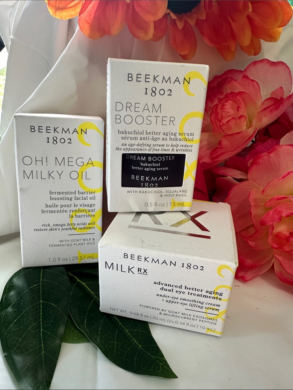 Beekman 1802 Skincare Set — White & Yellow Accents